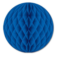 Party Tissue Ball - blue - Bulk 24 Pack