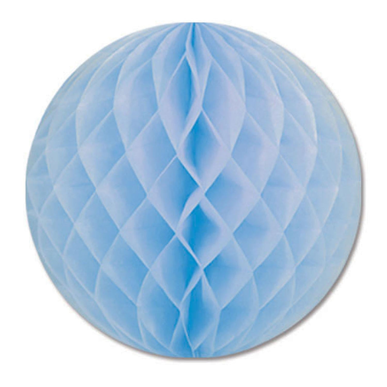 Party Tissue Ball - Light blue - Bulk 24 Pack
