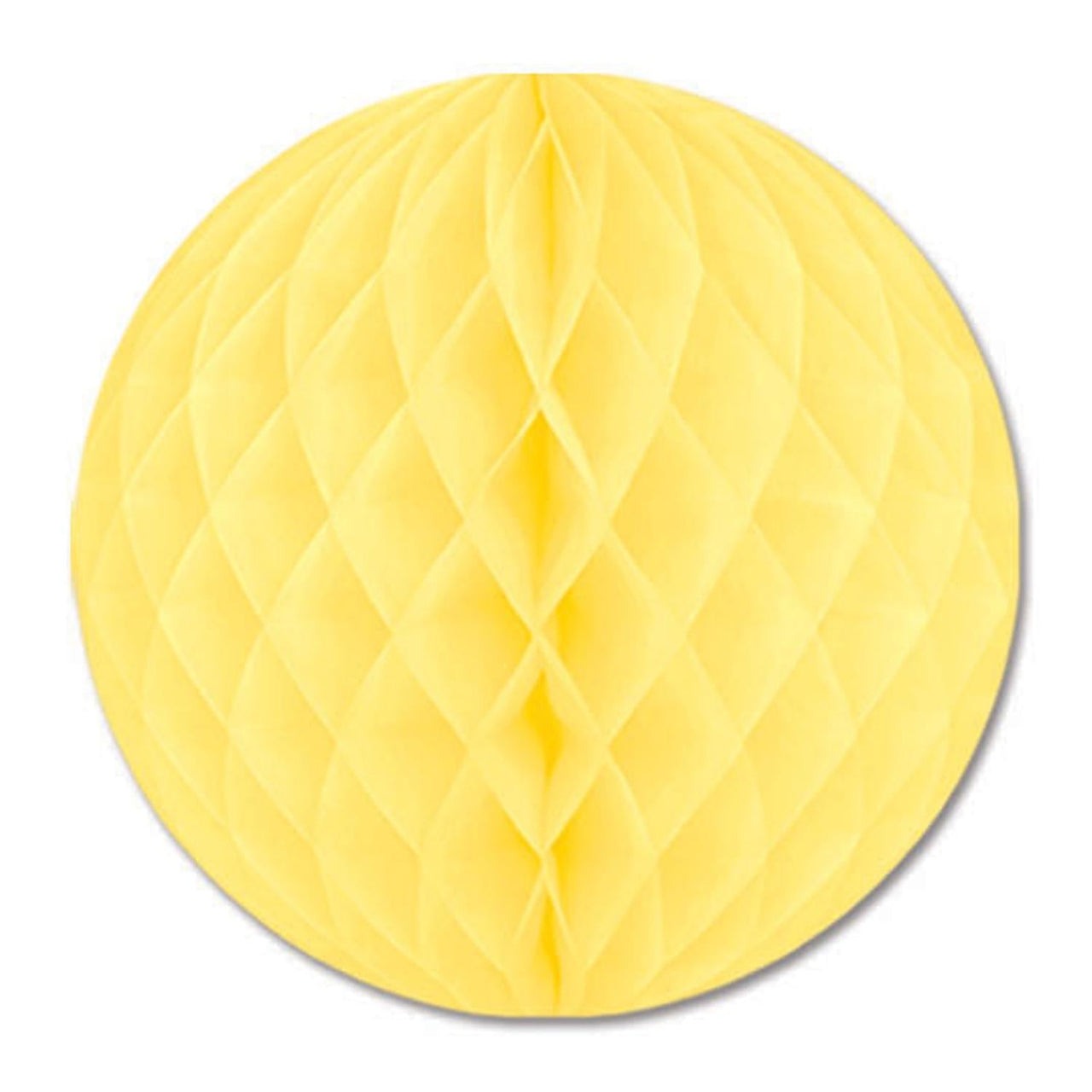 Party Tissue Ball - yellow - Bulk 24 Pack