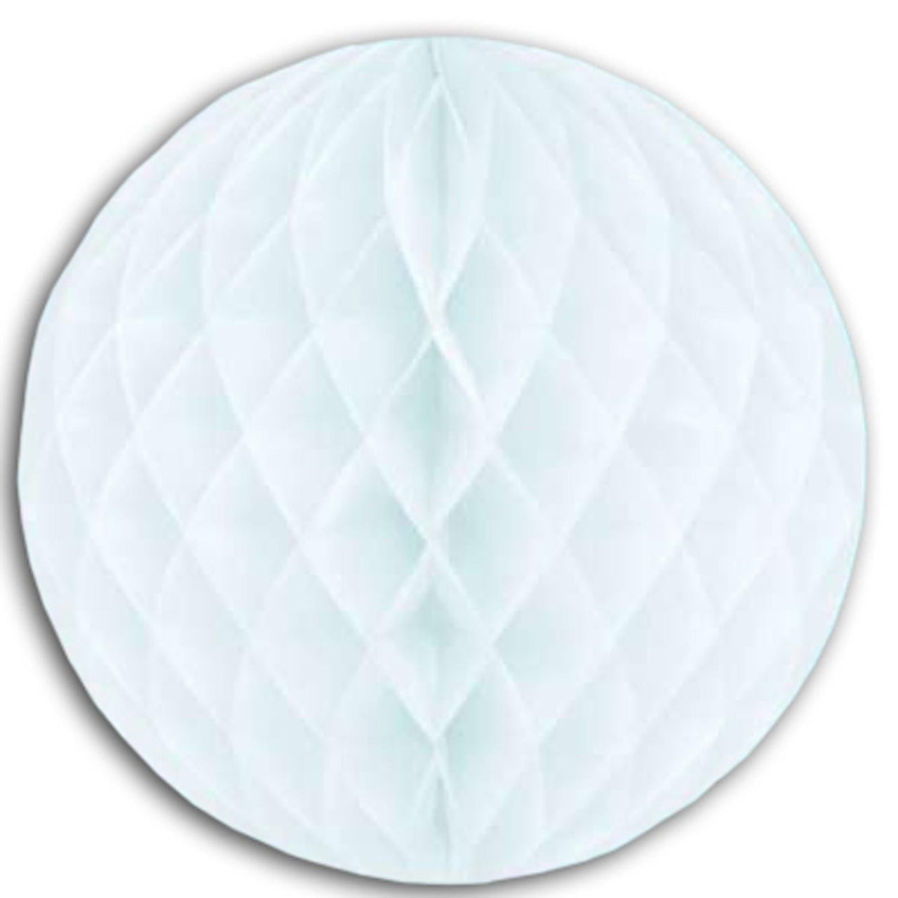 19 Inch- Party Tissue Ball - white - Bulk/12 Tissue Balls