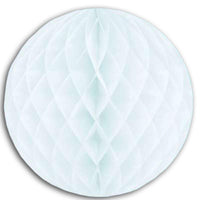 19 Inch- Party Tissue Ball - white - Bulk/12 Tissue Balls