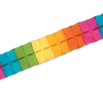 Leaf Party Garland - multi-color - Bulk 24 Packs