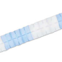 Packaged Party Leaf Garland - Light blue/white - Bulk 12 Pack