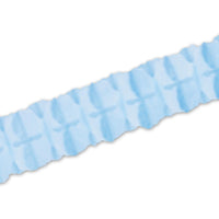 Packaged Party Leaf Garland - Light blue - Bulk 12 Pack