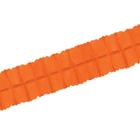 Packaged Party Leaf Garland - orange - Bulk 12 Pack