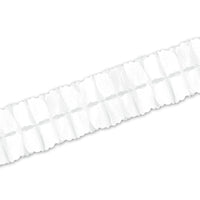Packaged Party Leaf Garland - white - Bulk 12 Pack