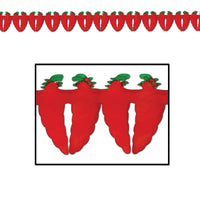 Fiesta Chili Pepper Garland - Bulk 12 Pack