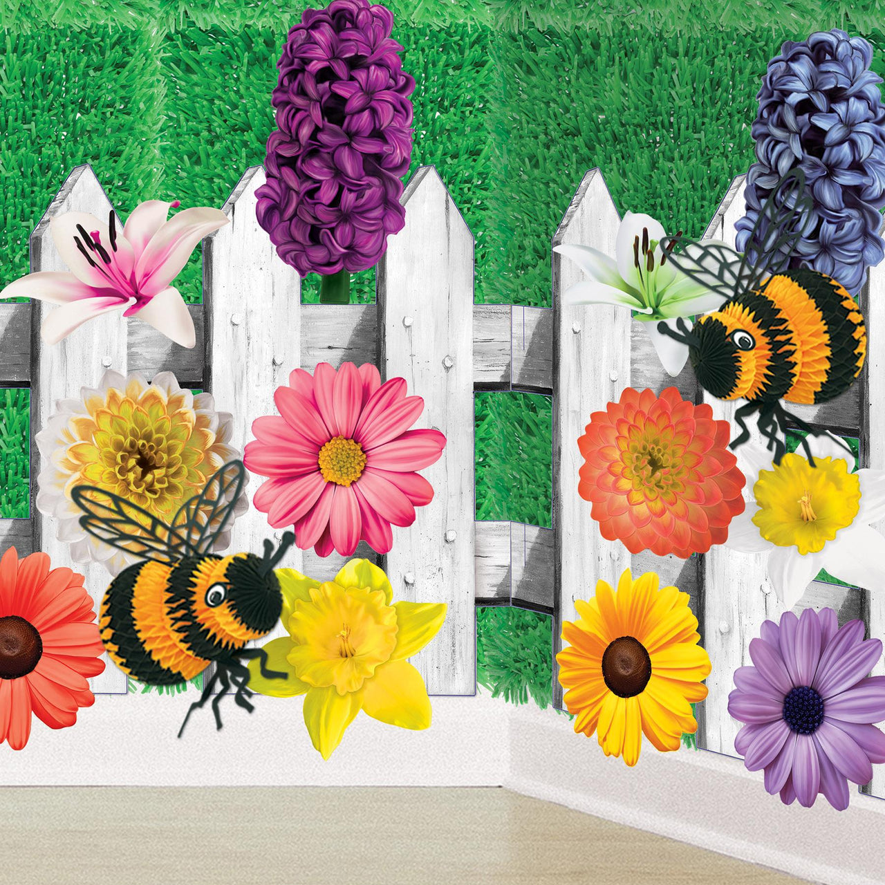 Party Supplies - Picket Fence Cutouts Party Decoration (Case of 36)