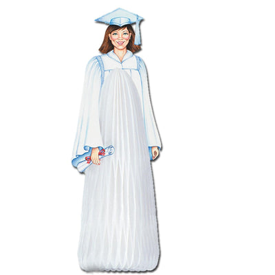 Female Graduate Graduation Party Centerpiece - Bulk 12 Pack