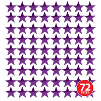 Party Decorations - Die-Cut Foil Star - purple
