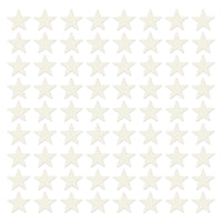 Party Decorations - Die-Cut Foil Star - white