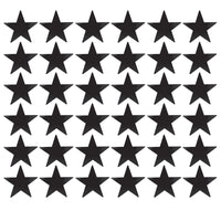 Awards Night Party Supplies - Die-Cut Foil Star - black