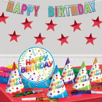 Party Decorations - Die-Cut Foil Star - red