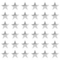 Awards Night Party Supplies - Die-Cut Foil Star - silver