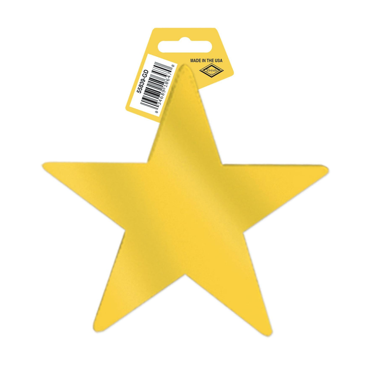 Bulk 12 inch Awards Night Gold Foil Star Decoration (Case of 24) by Beistle