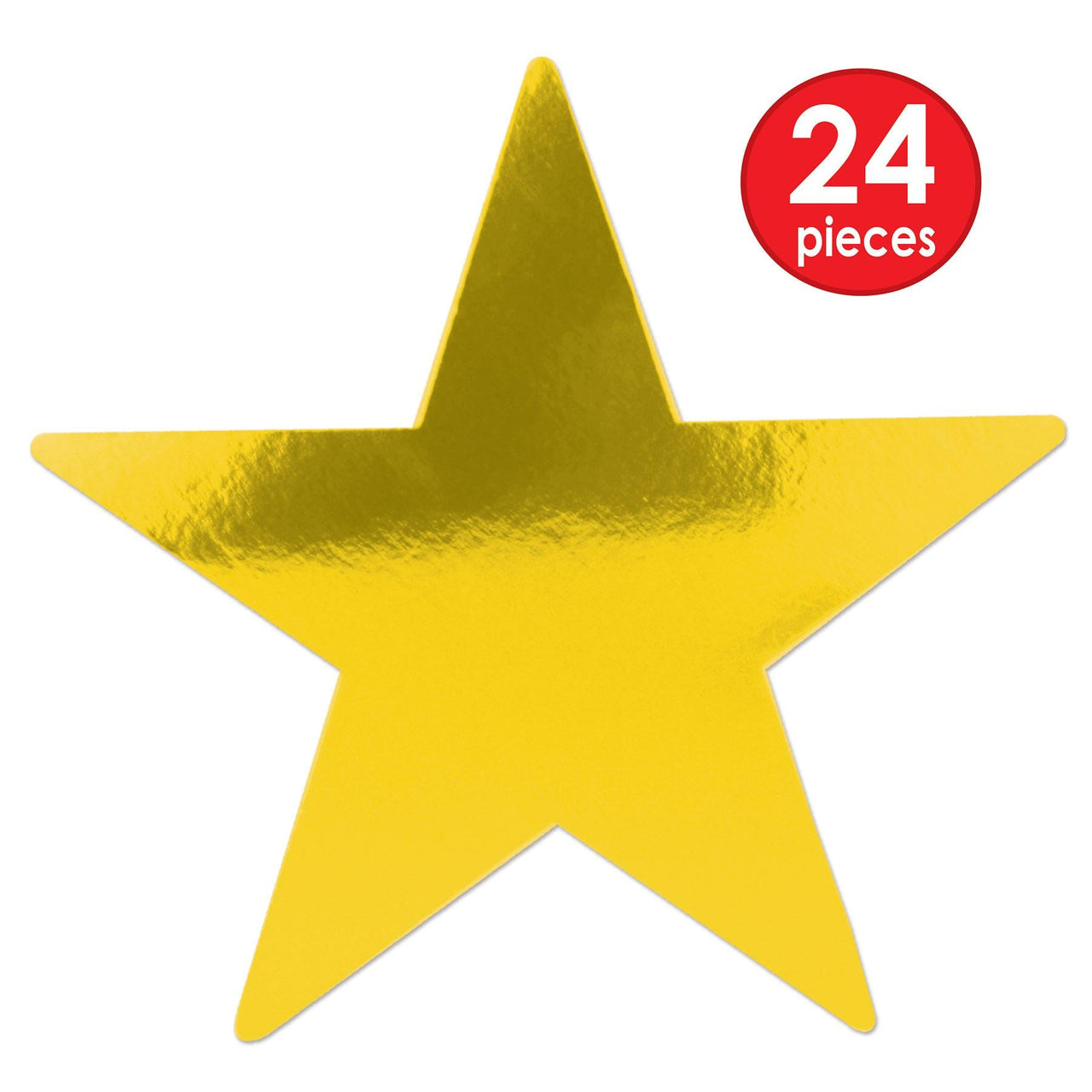 Party Decorations - 15 inch Die-Cut Foil Star- Gold