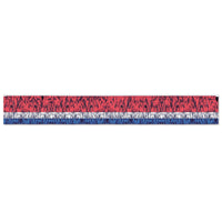 3-Ply Metallic Fringe Party Drape - red - silver - blue - Bulk 6 Pack