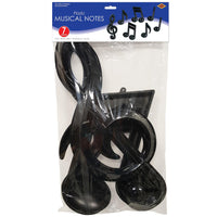 Rock and Roll Party Supplies - Plastic Musical Notes