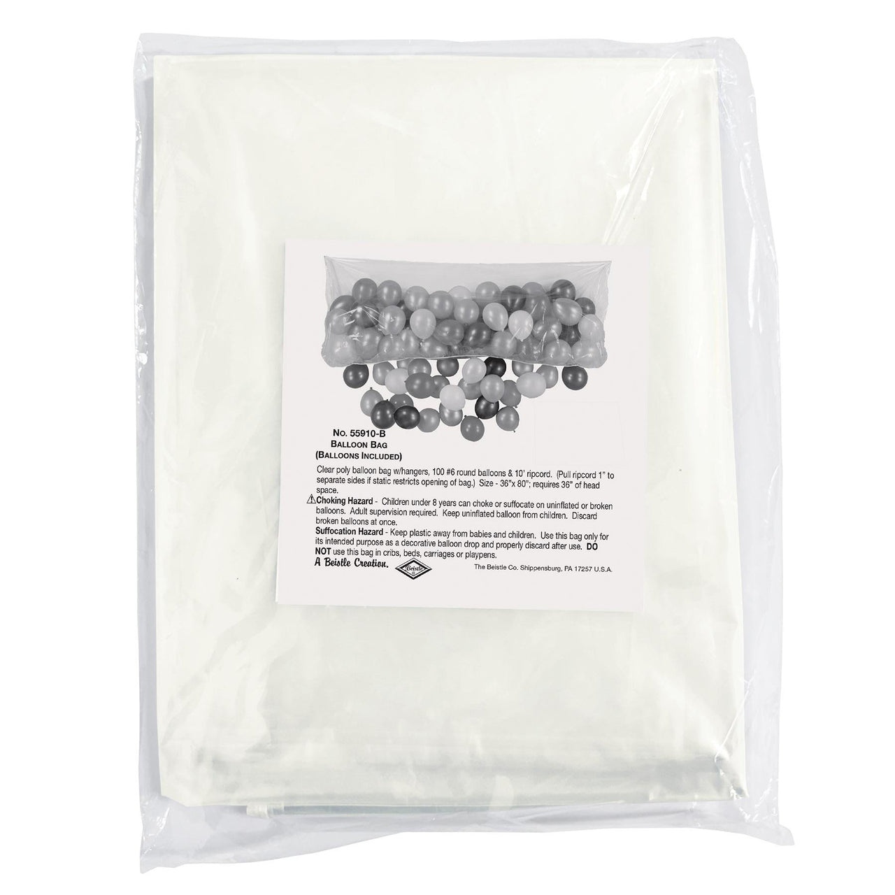 Plastic Balloon Bag with Balloons