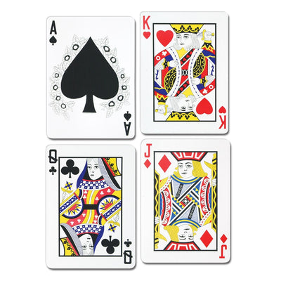 Casino Party Playing Card Cutouts - Bulk 12 Pack