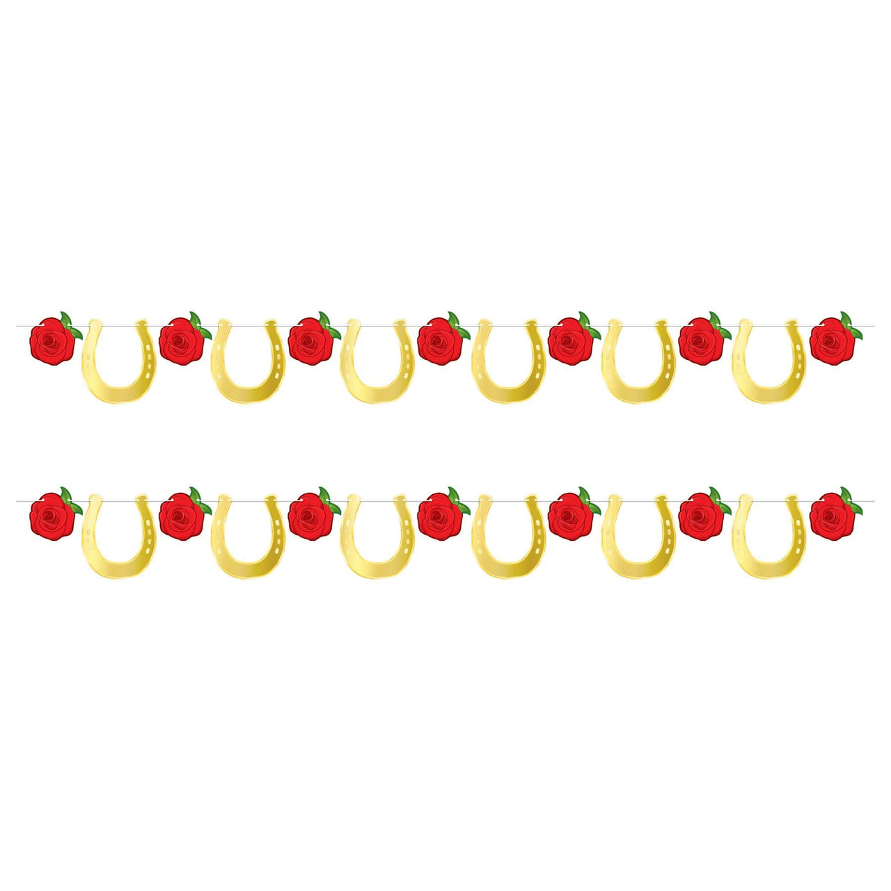 Bulk Foil Horse Racing Streamer (12 Pkgs Per Case) by Beistle