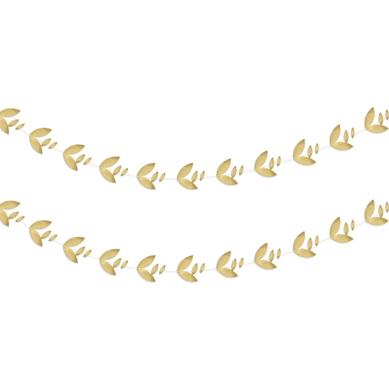 Bulk Gold Foil Leaves Garland (12 Pkgs Per Case) by Beistle