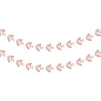 Bulk Rose Gold Foil Leaves Garland (12 Pkgs Per Case) by Beistle