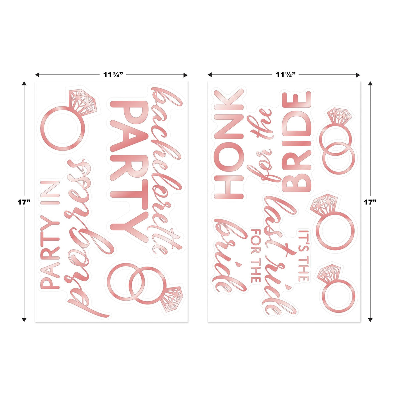 Bulk Bachelorette Auto-Clings (12 Pkgs Per Case) by Beistle