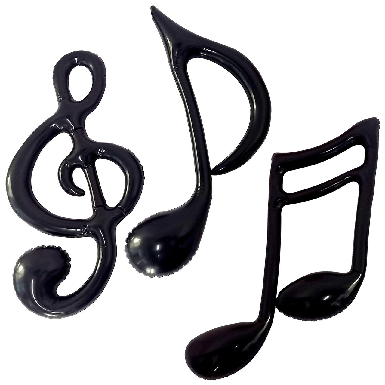 Inflatable Musical Notes Party Set - Bulk 12 Pack