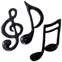 Inflatable Musical Notes Party Set - Bulk 12 Pack