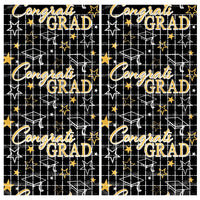 Bulk Congrats Grad Metallic Square Curtain (6 Pkgs Per Case) by Beistle