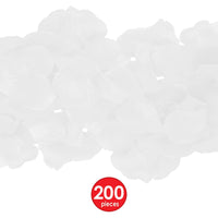Bulk White Fabric Rose Petals (12 Pkgs Per Case) by Beistle