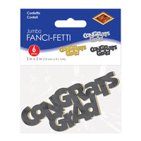 Bulk Jumbo Congrats Grad Confetti (12 Pkgs Per Case) by Beistle