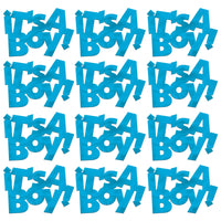 Bulk Jumbo It's A Boy Confetti (12 Pkgs Per Case) by Beistle