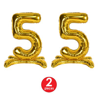 Bulk Self-Standing Balloon Number 5 (6 Pkgs Per Case) by Beistle