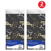 Bulk Metallic Graduation Tablecover (12 Pkgs Per Case) by Beistle