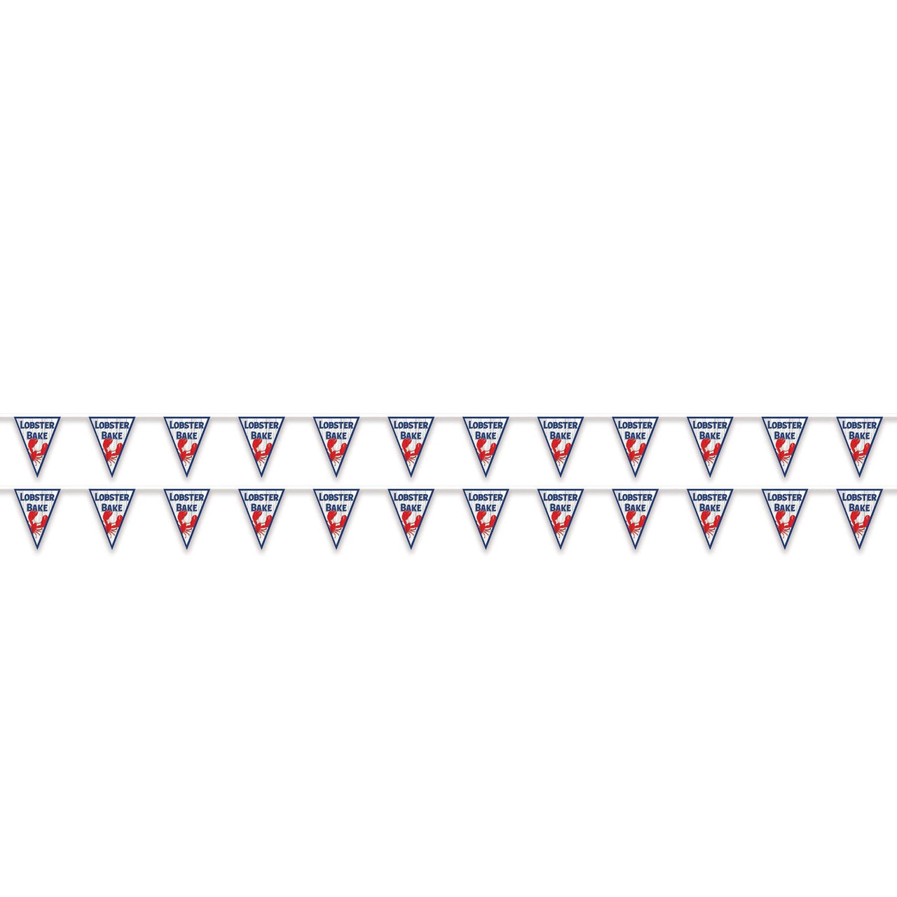 Beistle Lobster Bake Pennant Banner