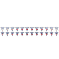 Beistle Lobster Bake Pennant Banner