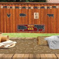 Beistle BBQ Kraft Paper Table Roll
