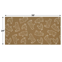 Beistle BBQ Kraft Paper Table Roll