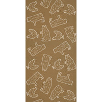 BBQ Kraft Paper Party Table Roll - Bulk 6 Pack