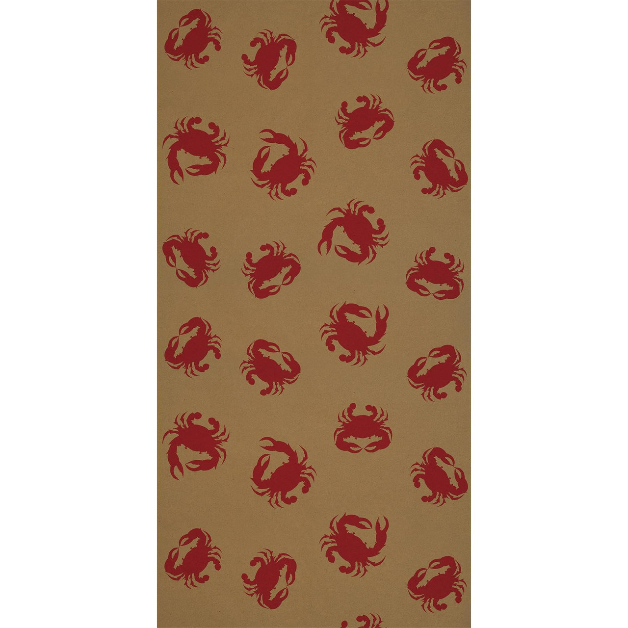 Luau Party Crab Kraft Paper Table Roll - Bulk 6 Pack