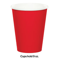 240ct Bulk Classic Red 9 oz Hot & Cold Cups