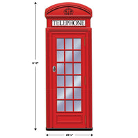 Beistle Phone Box Stand-Up