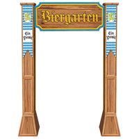 Beistle Oktoberfest 3-D Biergarten Archway Prop