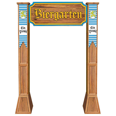 Beistle Oktoberfest 3-D Biergarten Archway Prop
