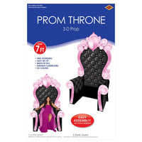 Pink 3-D Prom Throne Prop (1 per package)