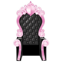 Pink and Black 3-D Prom Throne Prop (1 per package)