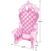 Pink 3-D Prom Throne Prop (1 per package)
