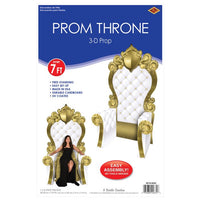 Silver 3-D Prom Throne Prop (1 per package)